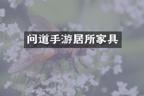 问道手游居所家具