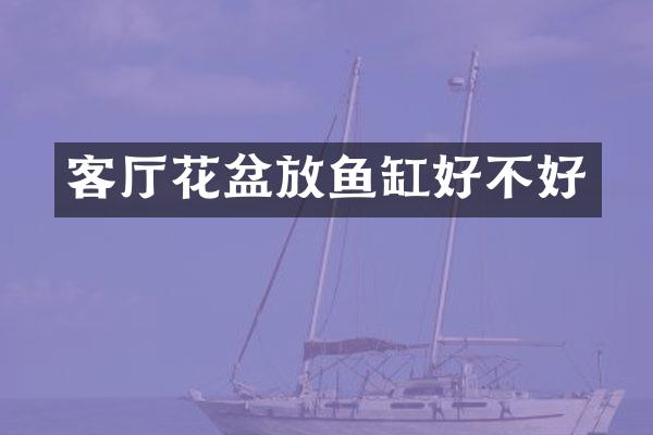 客厅花盆放鱼缸好不好
