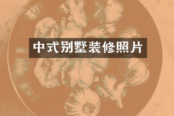 中式别墅装修照片