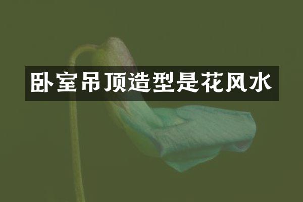 卧室吊顶造型是花风水