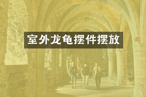 室外龙龟摆件摆放