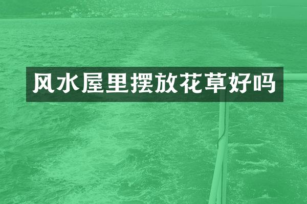 风水屋里摆放花草好吗
