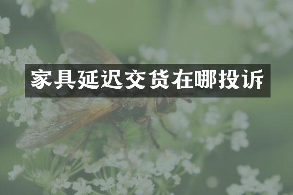 家具延迟交货在哪投诉