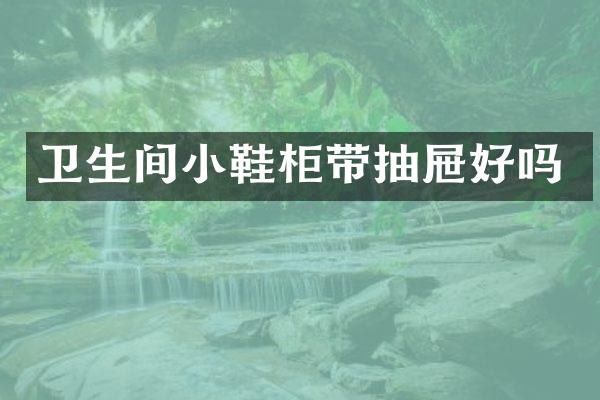 卫生间小鞋柜带抽屉好吗