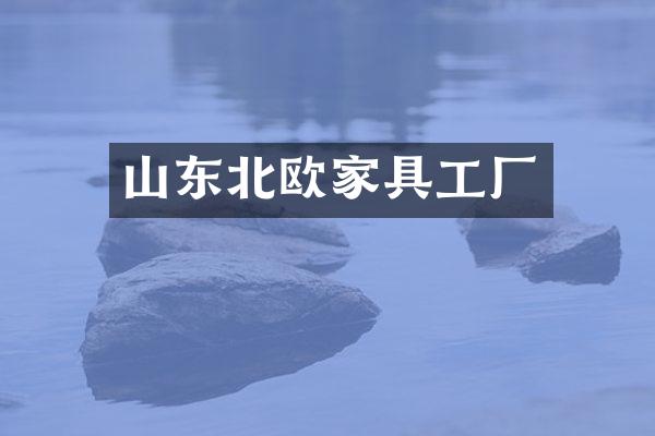 山东北欧家具工厂