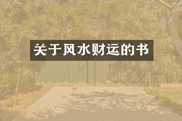 关于风水财运的书