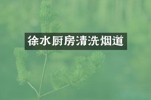 徐水厨房清洗烟道