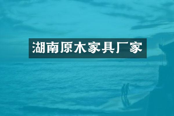 湖南原木家具厂家