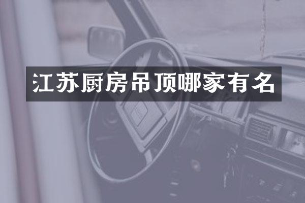 江苏厨房吊顶哪家有名