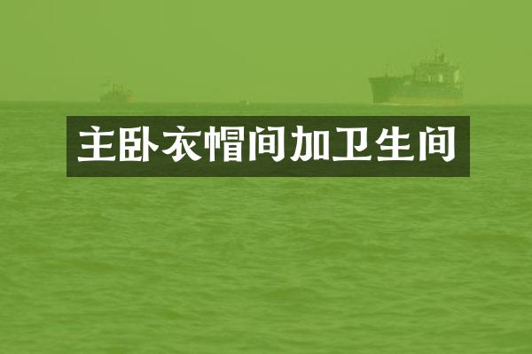 主卧衣帽间加卫生间