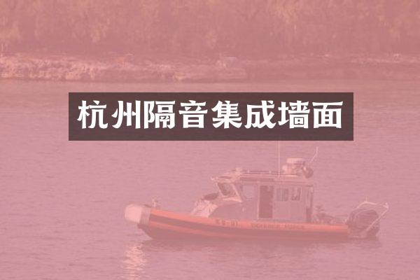 杭州隔音集成墙面