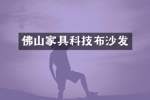 佛山家具科技布沙发