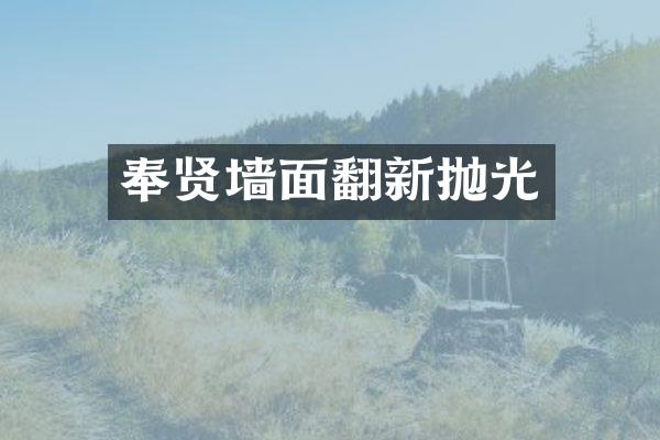 奉贤墙面翻新抛光