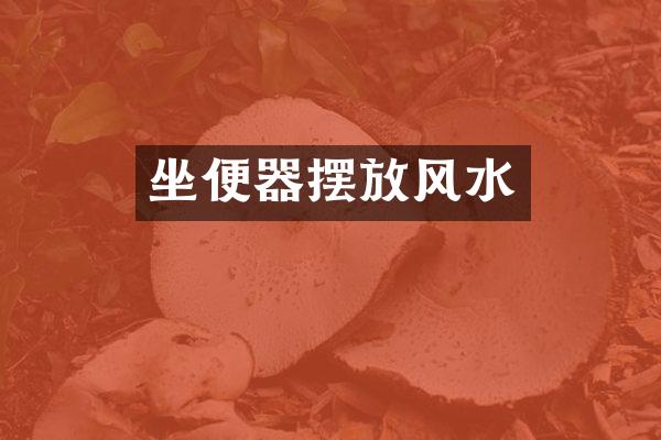 坐便器摆放风水