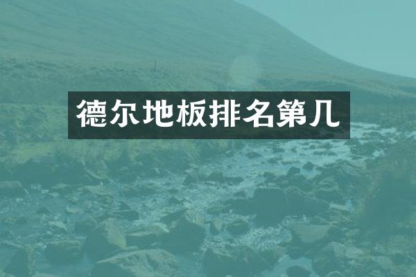 德尔地板排名第几