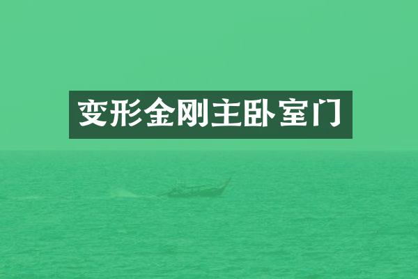 变形金刚主卧室门