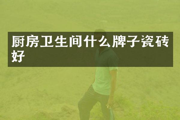 厨房卫生间什么牌子瓷砖好