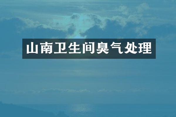 山南卫生间臭气处理