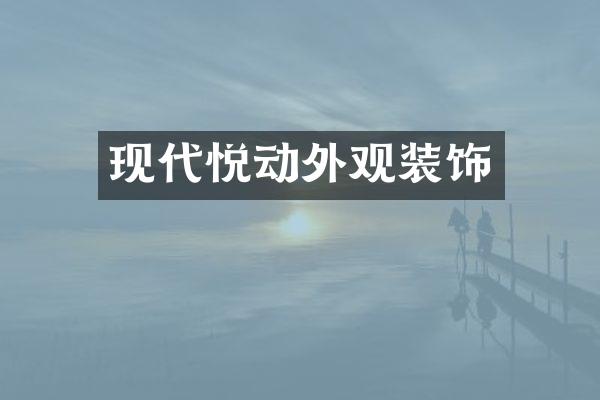 现代悦动外观装饰