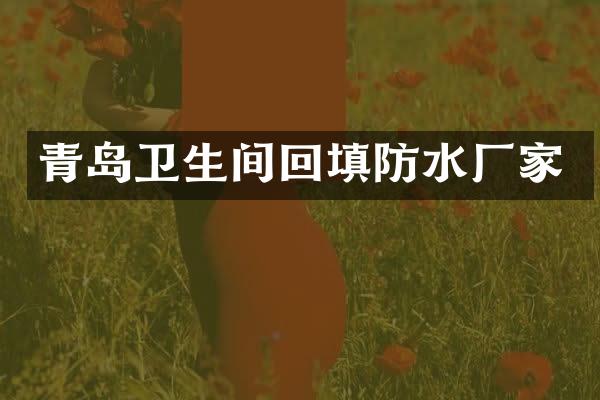 青岛卫生间回填防水厂家