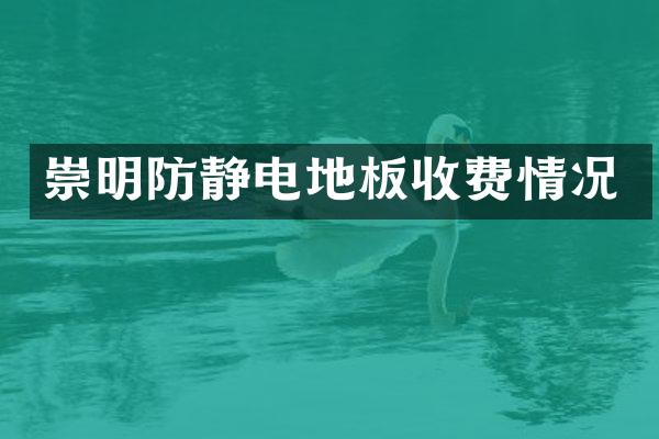 崇明防静电地板收费情况