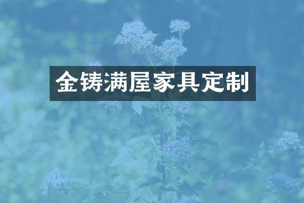 金铸满屋家具定制