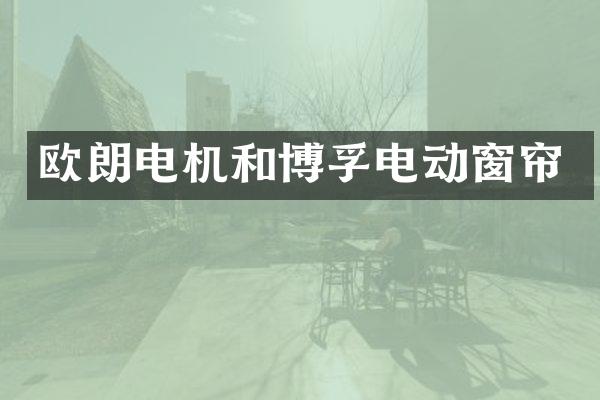 欧朗电机和博孚电动窗帘