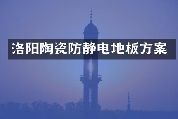 洛阳陶瓷防静电地板方案