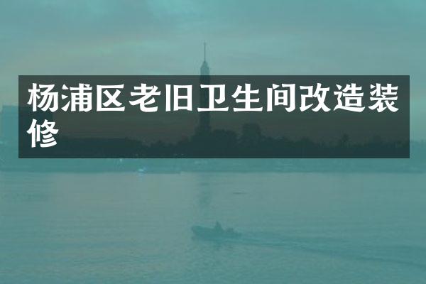 杨浦区老旧卫生间改造装修