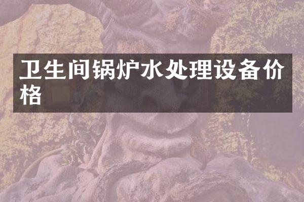 卫生间锅炉水处理设备价格