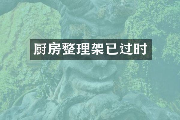 厨房整理架已过时
