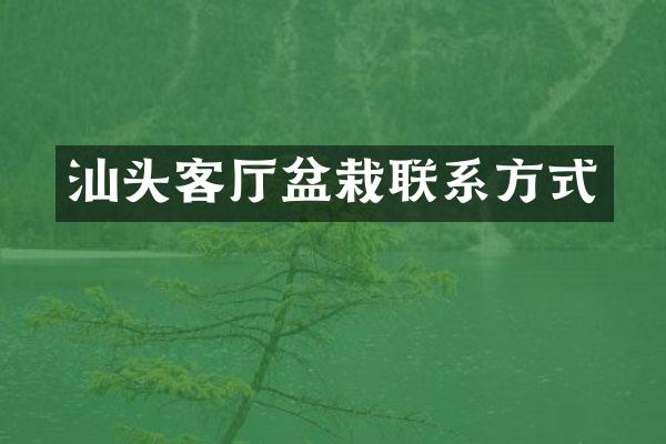 汕头客厅盆栽联系方式
