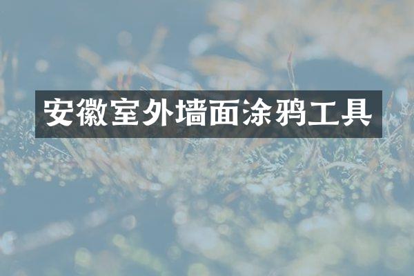 安徽室外墙面涂鸦工具