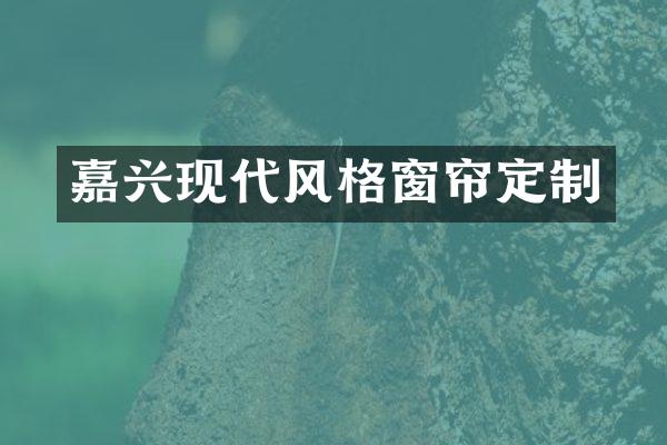 嘉兴现代风格窗帘定制