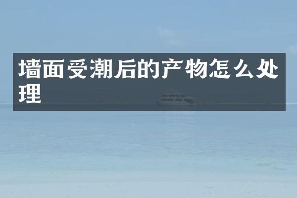 墙面受潮后的产物怎么处理