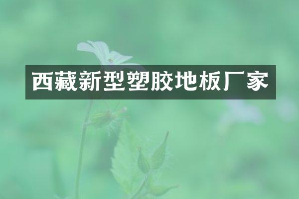 西藏新型塑胶地板厂家