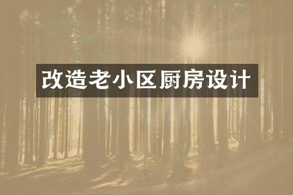 改造老小区厨房设计