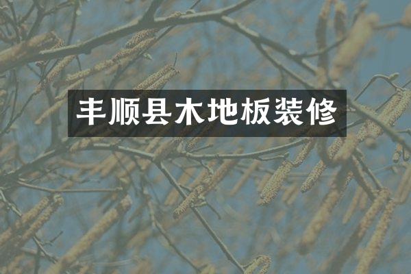 丰顺县木地板装修