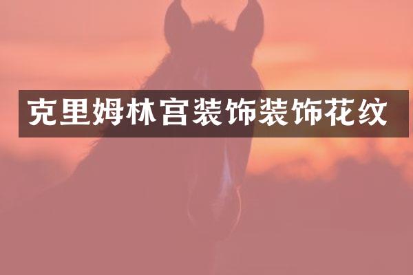 克里姆林宫装饰装饰花纹