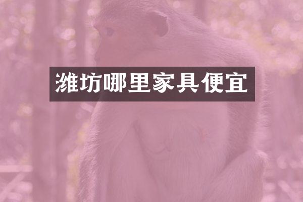 潍坊哪里家具便宜