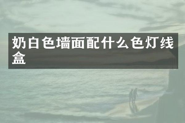 奶白色墙面配什么色灯线盒