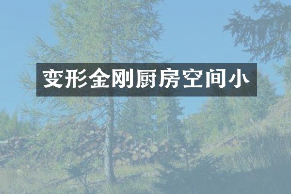 变形金刚厨房空间小