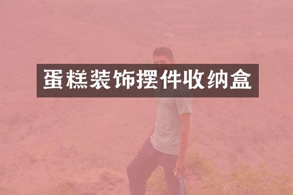 蛋糕装饰摆件收纳盒