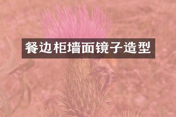 餐边柜墙面镜子造型