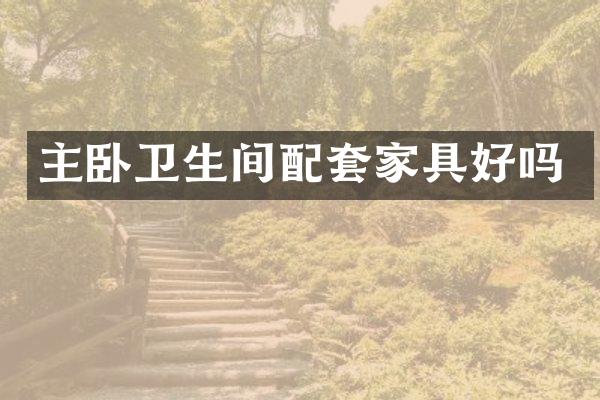 主卧卫生间配套家具好吗