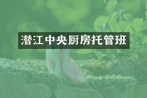 潜江中央厨房托管班