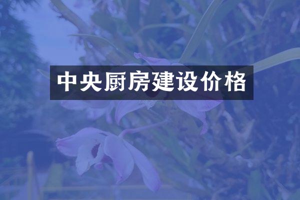 中央厨房建设价格