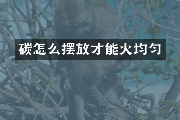 碳怎么摆放才能火均匀