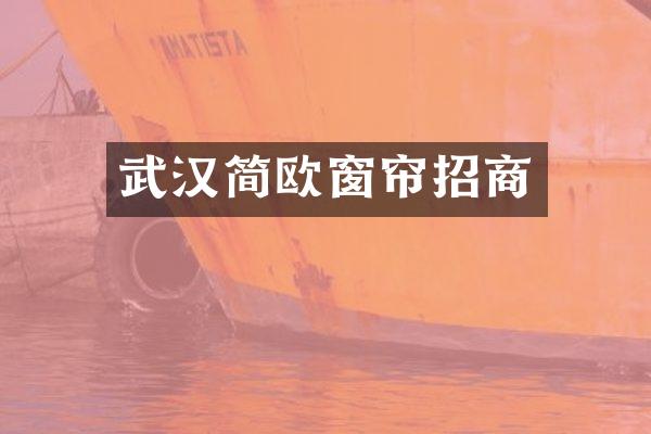 武汉简欧窗帘招商