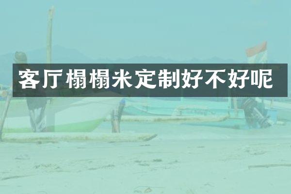 客厅榻榻米定制好不好呢